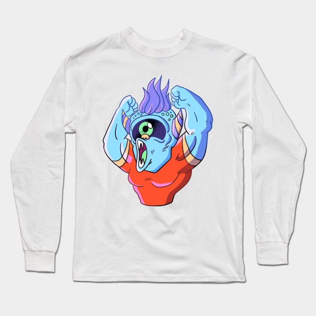 Monster Rising Long Sleeve T-Shirt by MorenoArtwork